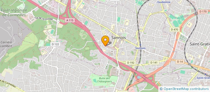 localisation de l'entreprise MONSIEUR FLORENT DULON à SANNOIS