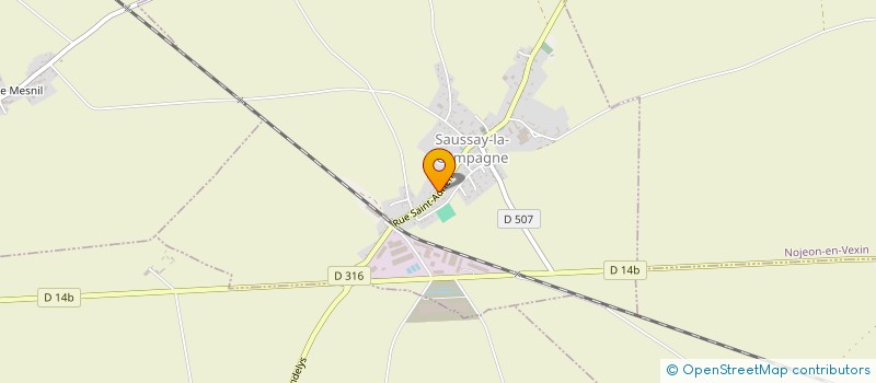 localisation de l'entreprise MONSIEUR FLORENT DUMONTIER  SAUSSAY-LA-CAMPAGNE