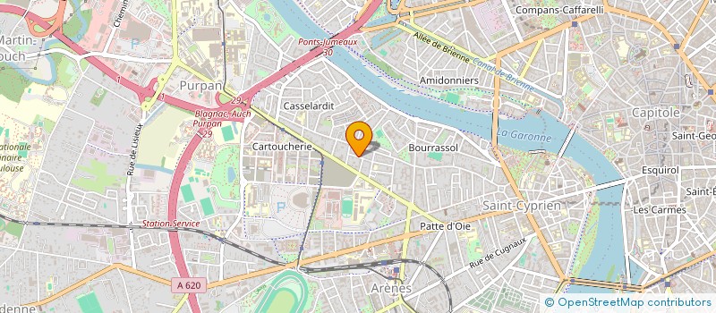 localisation de l'entreprise MONSIEUR FLORENT DUPERCHE  TOULOUSE