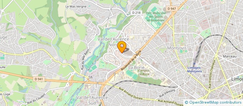 localisation de l'entreprise MONSIEUR FLORENT DUPONT à LIMOGES