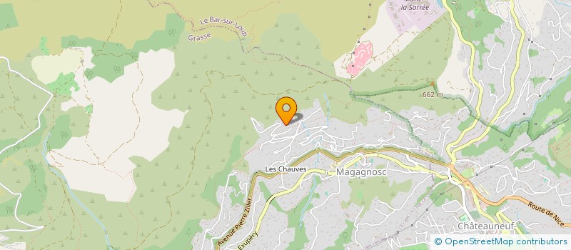 localisation de l'entreprise MONSIEUR FLORENT DUPONT  GRASSE