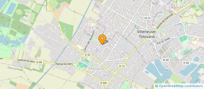 localisation de l'entreprise MONSIEUR FLORENT DUPUYAU  FROUZINS