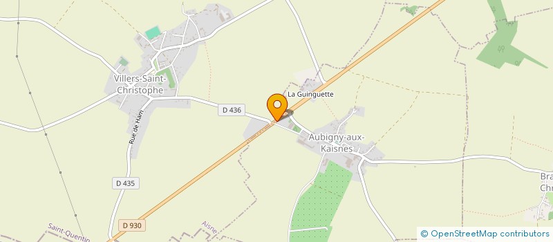 localisation de l'entreprise MONSIEUR FLORENT DURAND  AUBIGNY AUX KAISNES