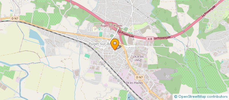 localisation de l'entreprise MONSIEUR FLORENT DUROC à PUGET-SUR-ARGENS