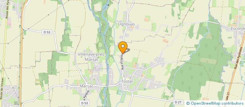 localisation de l'entreprise MONSIEUR FLORENT DUSSAC  TOSTAT