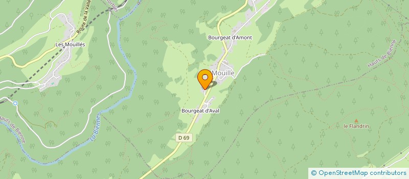 localisation de l'entreprise MONSIEUR FLORENT ECKER  HAUTS DE BIENNE