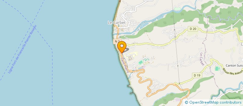 localisation de l'entreprise MONSIEUR FLORENT ECKERT  LE CARBET