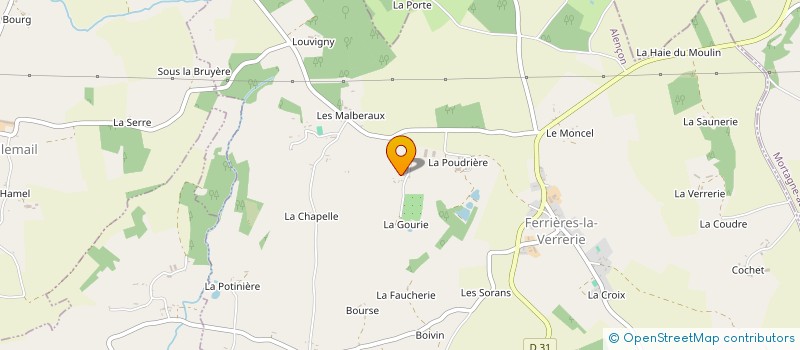 localisation de l'entreprise MONSIEUR FLORENT ENJALBERT à TELLIERES LE PLESSIS