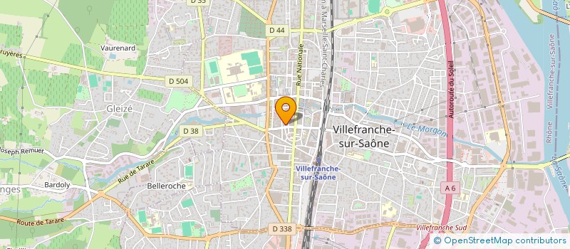 localisation de l'entreprise MONSIEUR FLORENT ESCOBAR  VILLEFRANCHE-SUR-SAONE