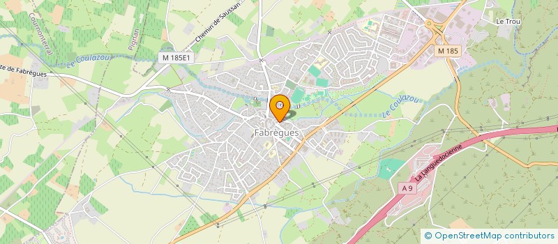 localisation de l'entreprise MONSIEUR FLORENT EYMENIER  SAUSSAN