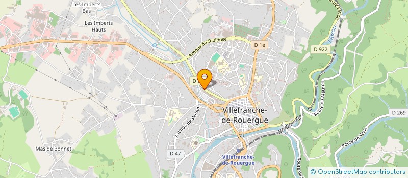 localisation de l'entreprise MONSIEUR FLORENT FALIPOU  VILLEFRANCHE-DE-ROUERGUE