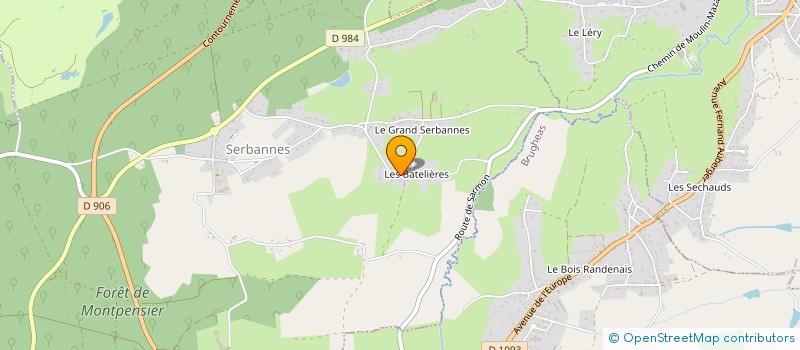 localisation de l'entreprise MONSIEUR FLORENT FAMBRINI  SERBANNES