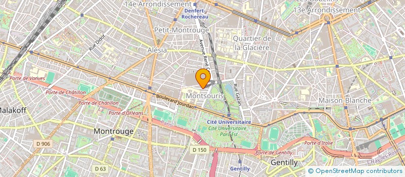 localisation de l'entreprise MONSIEUR FLORENT FAUCHILLE  PARIS