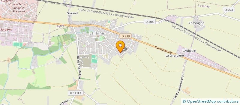 localisation de l'entreprise MONSIEUR FLORENT FAUQUEUX  LA JARNE