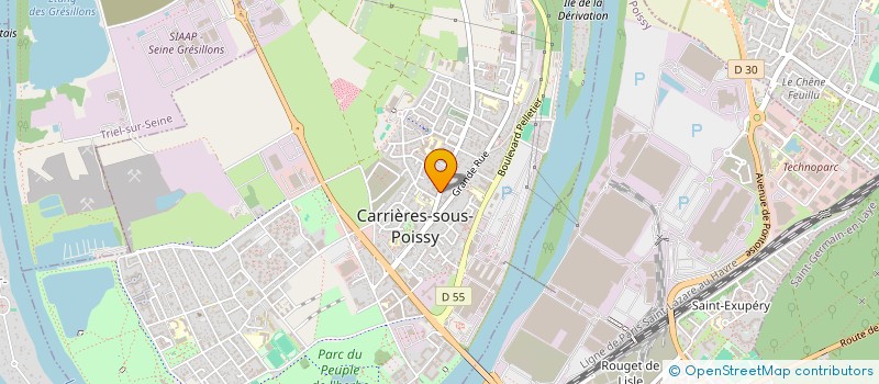 localisation de l'entreprise MONSIEUR FLORENT FEREAL  CARRIERES-SOUS-POISSY