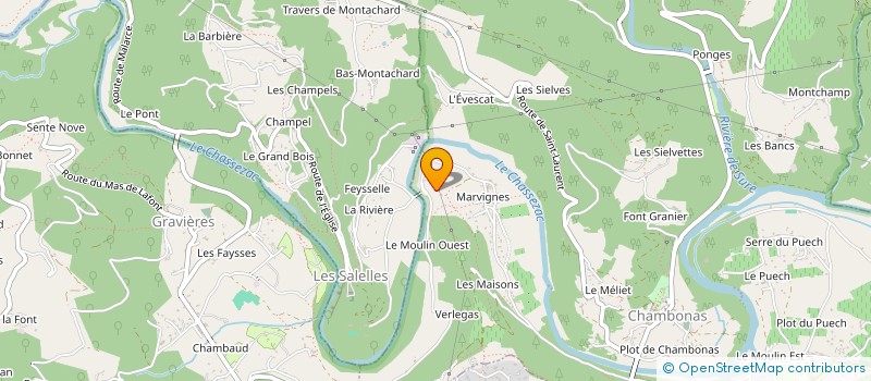 localisation de l'entreprise MONSIEUR FLORENT FERNANDEZ  CHAMBONAS