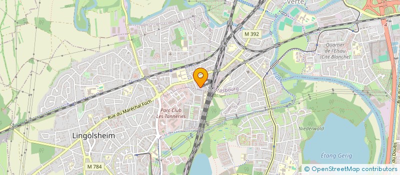 localisation de l'entreprise MONSIEUR FLORENT FERRERI  STRASBOURG