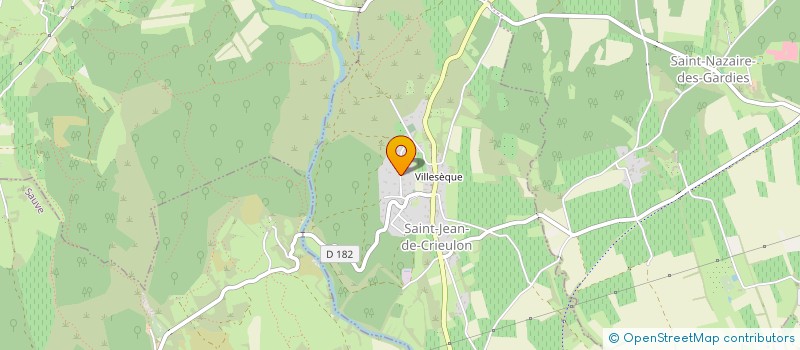 localisation de l'entreprise MONSIEUR FLORENT FESQUET  SAINT-JEAN-DE-CRIEULON