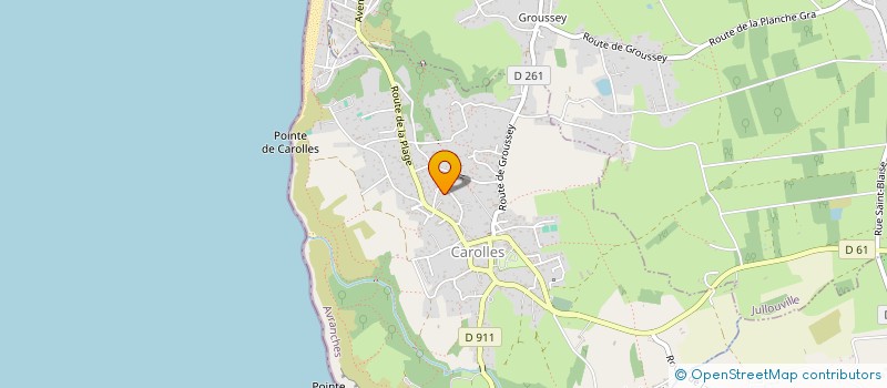 localisation de l'entreprise MONSIEUR FLORENT FEVRIER à CAROLLES