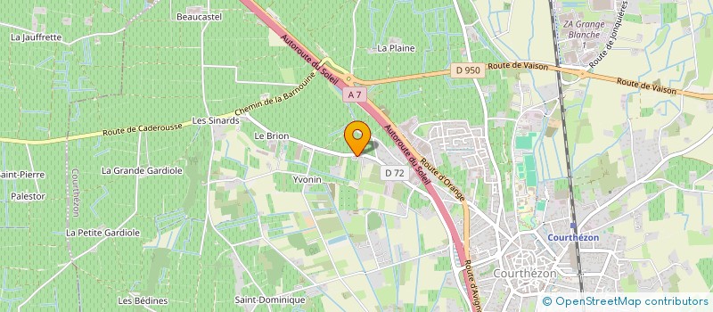 localisation de l'entreprise MONSIEUR FLORENT FICTY  COURTHEZON