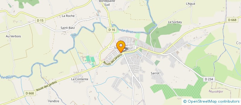 localisation de l'entreprise MONSIEUR FLORENT FISSOT  MONSEGUR