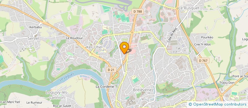 localisation de l'entreprise MONSIEUR FLORENT FONTANA à LANNION