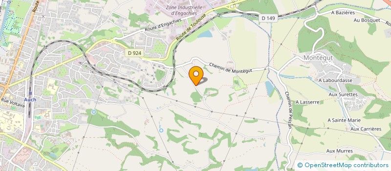 localisation de l'entreprise MONSIEUR FLORENT FOURCADE à AUCH