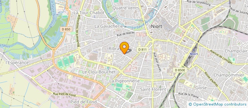 localisation de l'entreprise MONSIEUR FLORENT FOURDINIER  NIORT