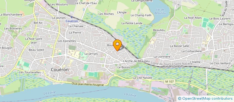 localisation de l'entreprise MONSIEUR FLORENT FOURNY  COUERON