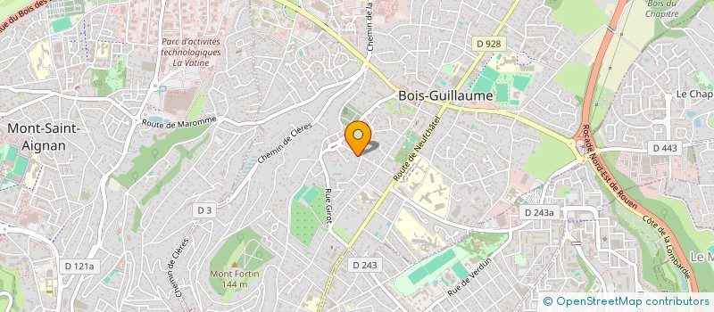 localisation de l'entreprise MONSIEUR FLORENT FRANCOIS MAZE à BOIS-GUILLAUME