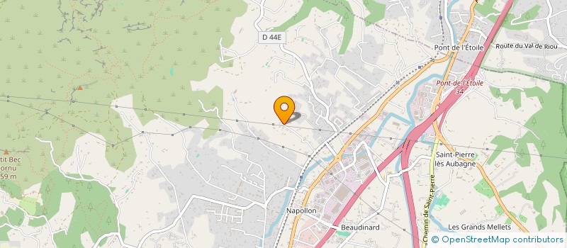 localisation de l'entreprise MONSIEUR FLORENT FRANTZ  AUBAGNE