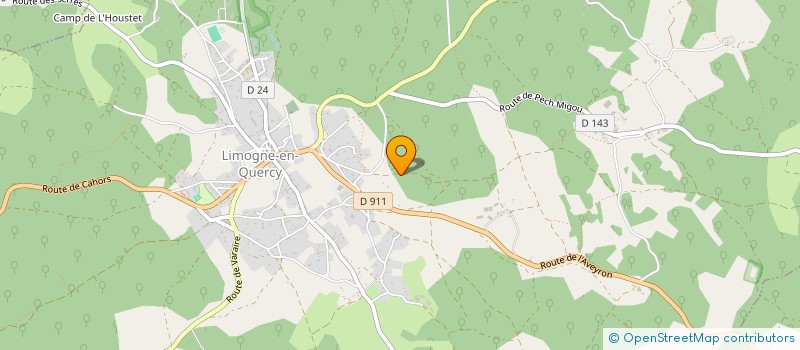 localisation de l'entreprise MONSIEUR FLORENT FRAYSSE  LIMOGNE-EN-QUERCY