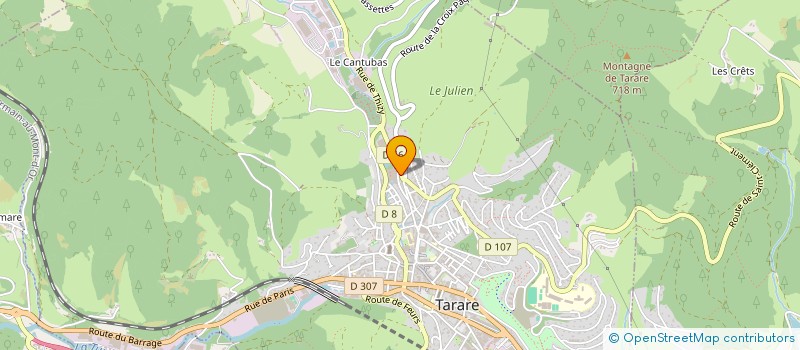 localisation de l'entreprise MONSIEUR FLORENT FRENEAT  TARARE