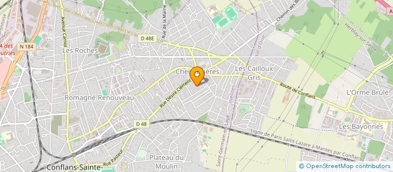 localisation de l'entreprise MONSIEUR FLORENT FRISCIA  CONFLANS-SAINTE-HONORINE