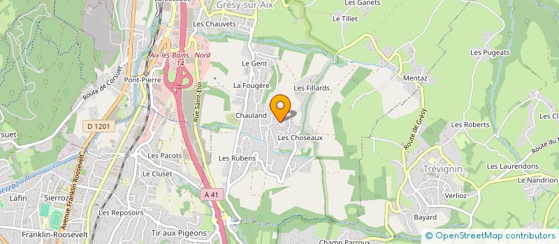 localisation de l'entreprise MONSIEUR FLORENT GACHE  GRESY-SUR-AIX