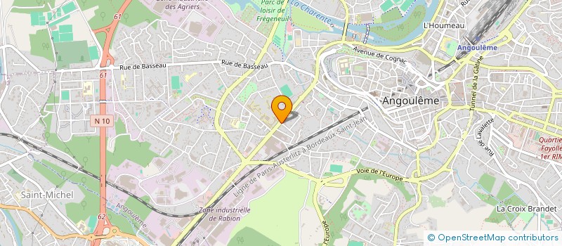 localisation de l'entreprise MONSIEUR FLORENT GADRAT à ANGOULEME