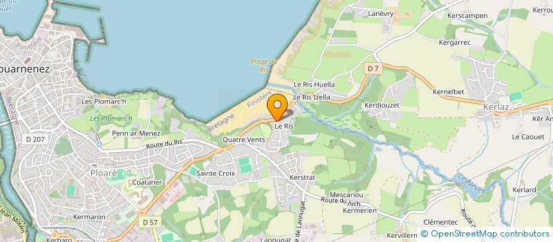 localisation de l'entreprise MONSIEUR FLORENT GAIGNON  DOUARNENEZ