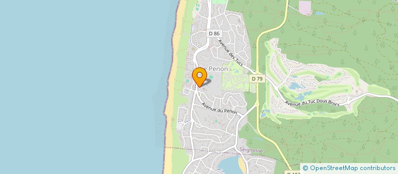 localisation de l'entreprise MONSIEUR FLORENT GALL  SEIGNOSSE