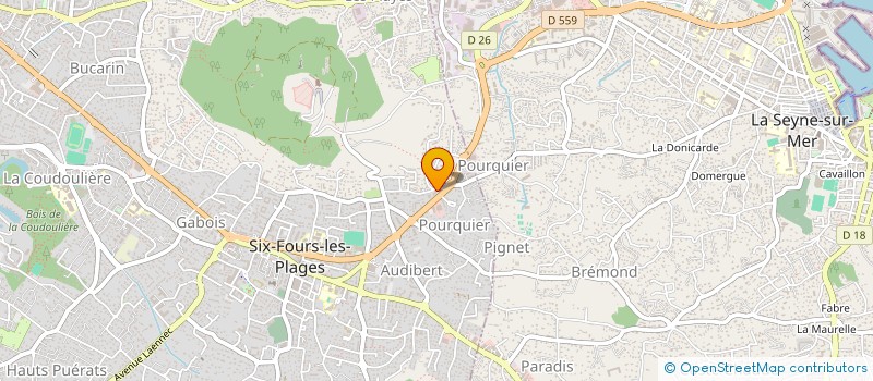localisation de l'entreprise MONSIEUR FLORENT GALLET à SIX-FOURS-LES-PLAGES