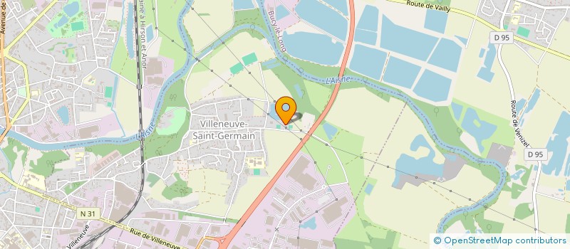 localisation de l'entreprise MONSIEUR FLORENT GANCARZ  VILLENEUVE-SAINT-GERMAIN