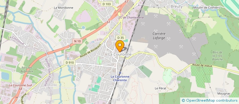 localisation de l'entreprise MONSIEUR FLORENT GANDRILLON à LA COURONNE