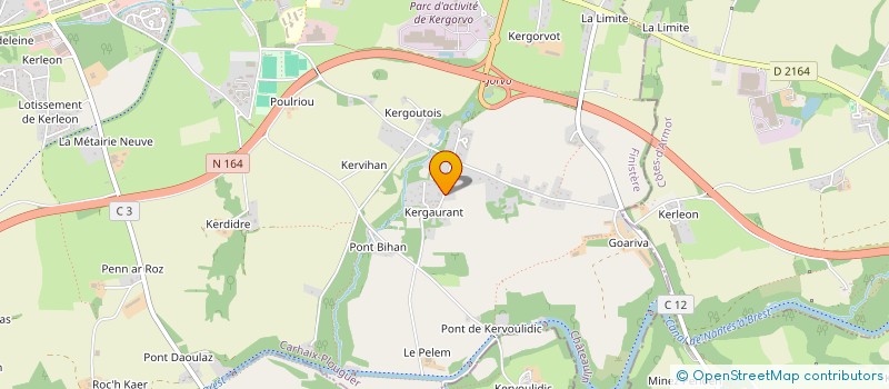 localisation de l'entreprise MONSIEUR FLORENT GARANDEL à CARHAIX-PLOUGUER