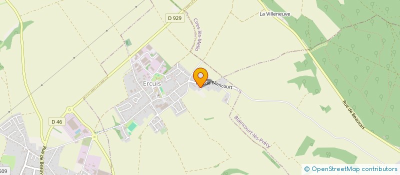 localisation de l'entreprise MONSIEUR FLORENT GARCIA  ERCUIS