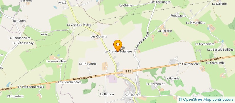 localisation de l'entreprise MONSIEUR FLORENT GARNIER à VAUTORTE