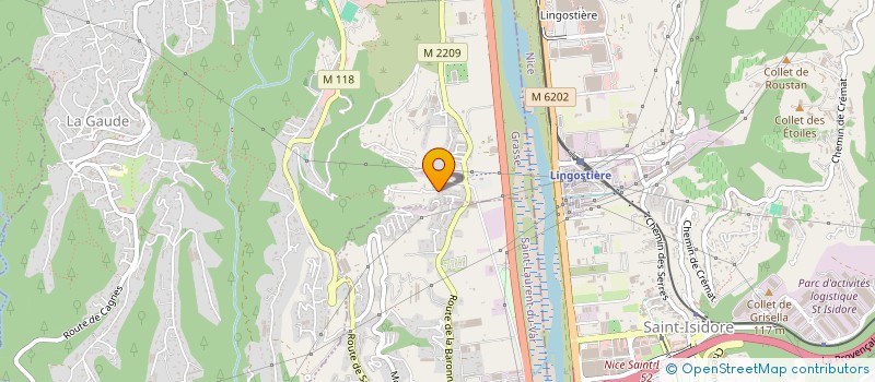 localisation de l'entreprise MONSIEUR FLORENT GARNIER  LA GAUDE