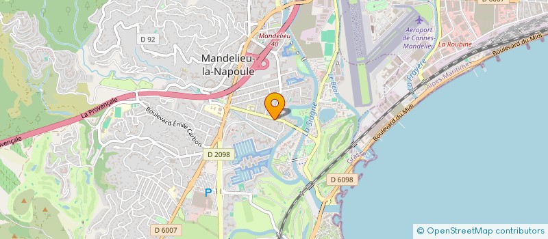 localisation de l'entreprise MONSIEUR FLORENT GASTALDI à MANDELIEU-LA-NAPOULE