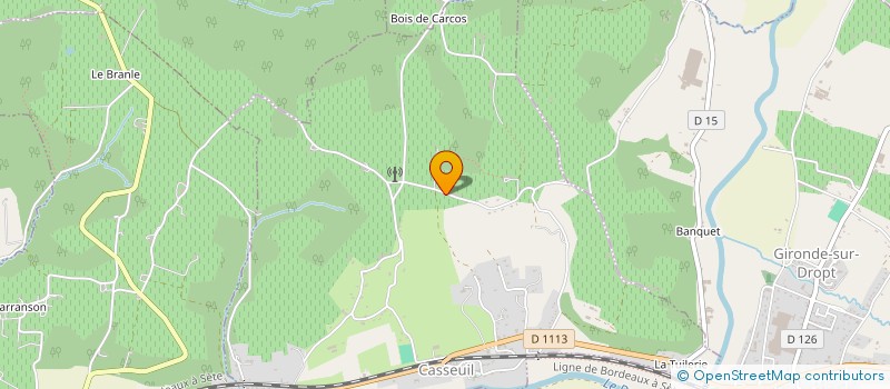 localisation de l'entreprise MONSIEUR FLORENT GATINEAU  CASSEUIL