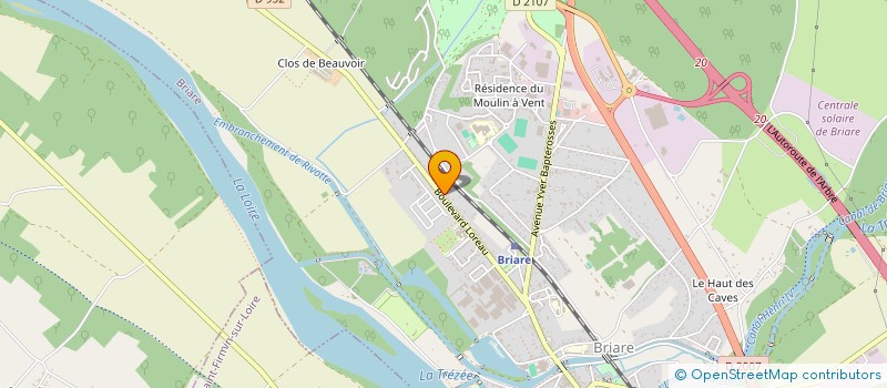localisation de l'entreprise MONSIEUR FLORENT GAUCHERON à BRIARE