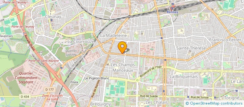 localisation de l'entreprise MONSIEUR FLORENT GAUTHIER à RENNES