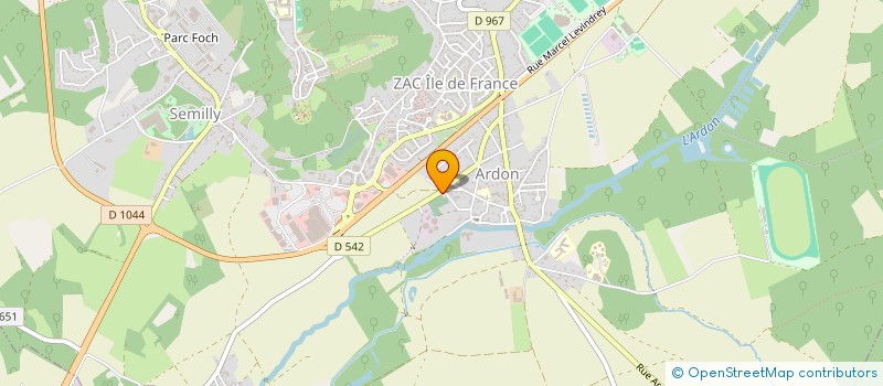 localisation de l'entreprise MONSIEUR FLORENT GAUTHIER  CHIVY-LES-ETOUVELLES